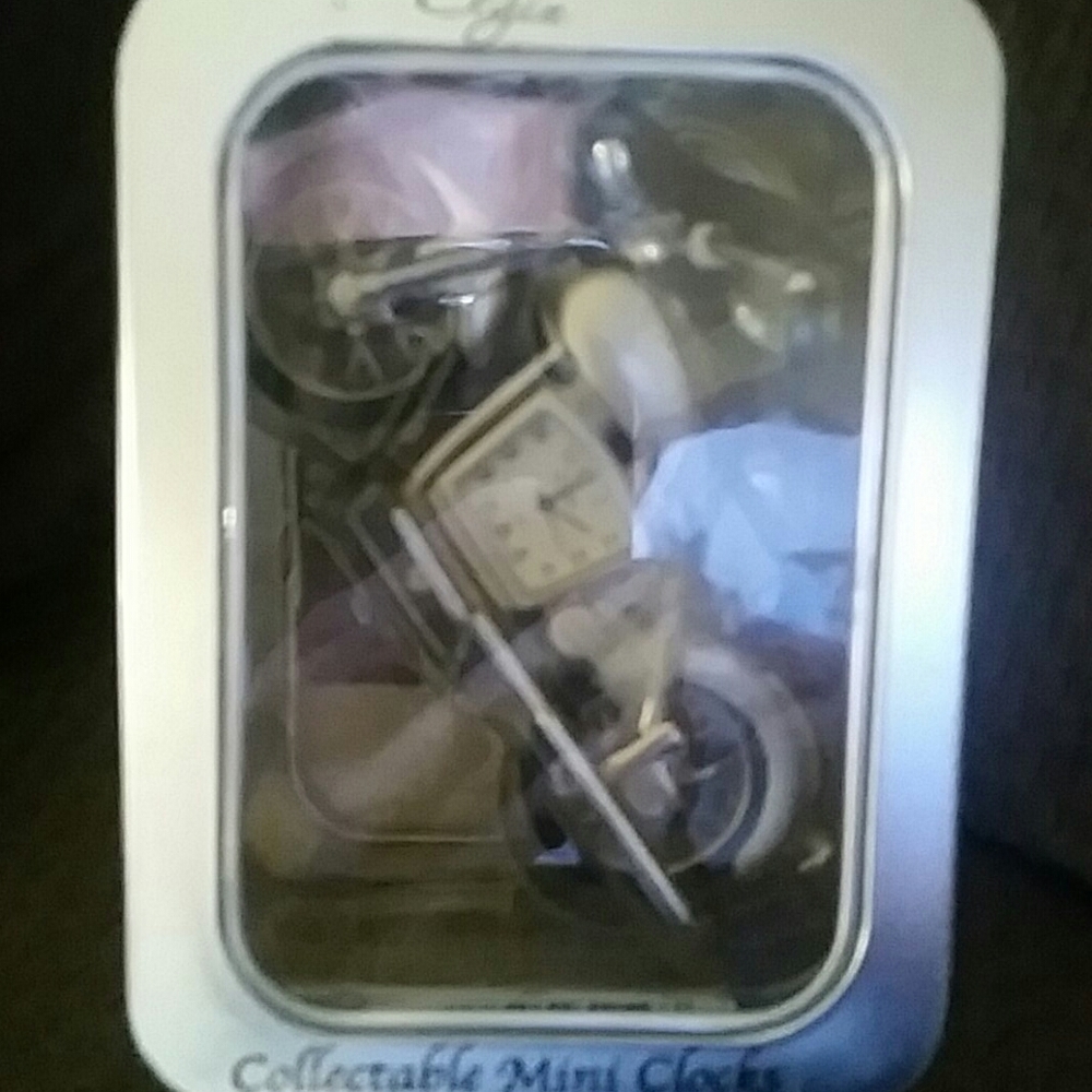 Motorcycle Mini Clock